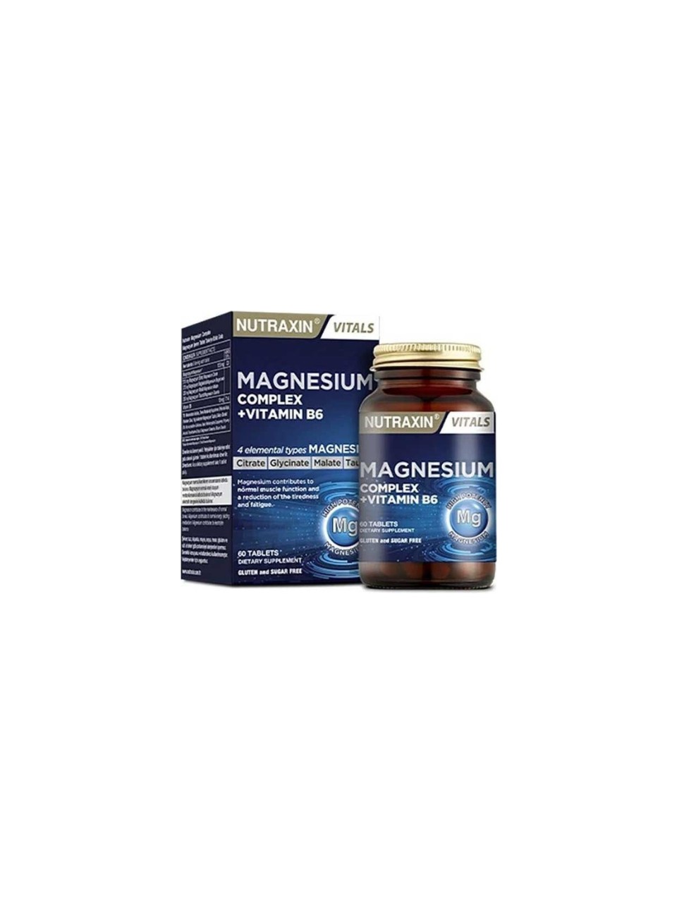 Magnezyum Complex+ Vitamin B6 60 Tablet
